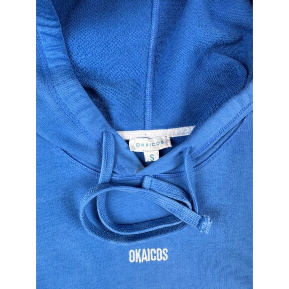 OKAICOS  Blue Gradient Dyed Hoodie Small - Picture 5 of 8